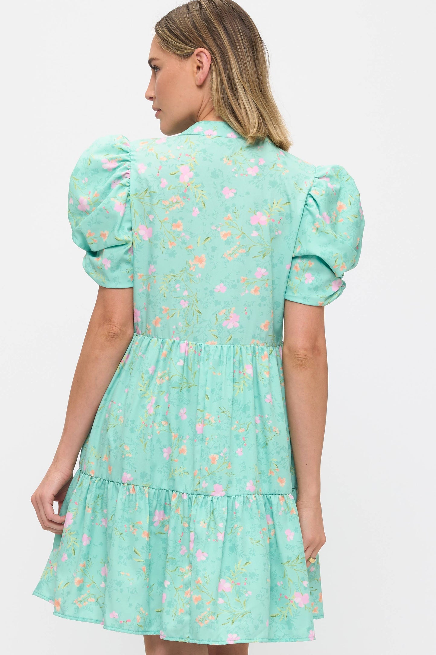 Vestido floral estilo baby doll