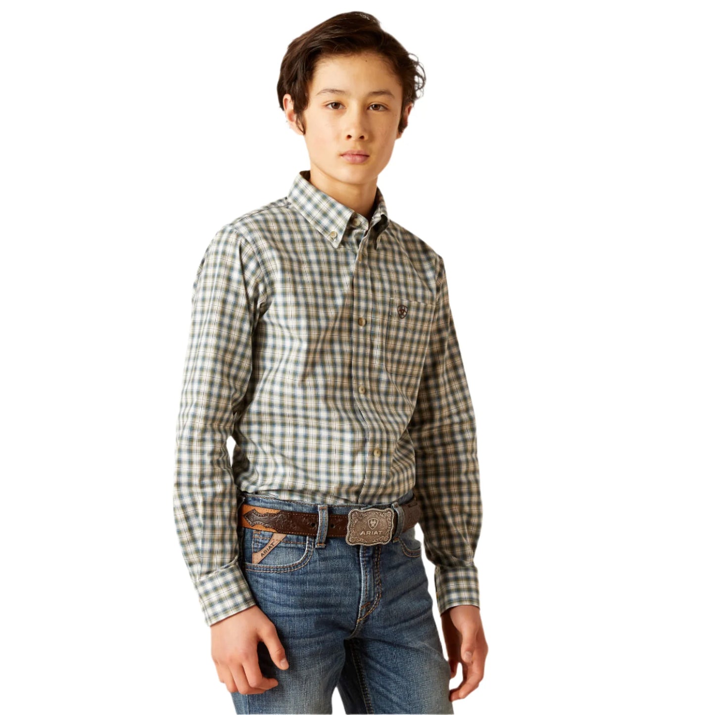 Boy's Ariat Pro Series Blake Classic Fit Button Down Shirt - 10046435