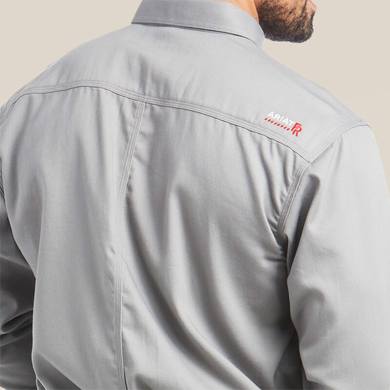 FR Solid Work Shirt - Silver Fox - 10012253