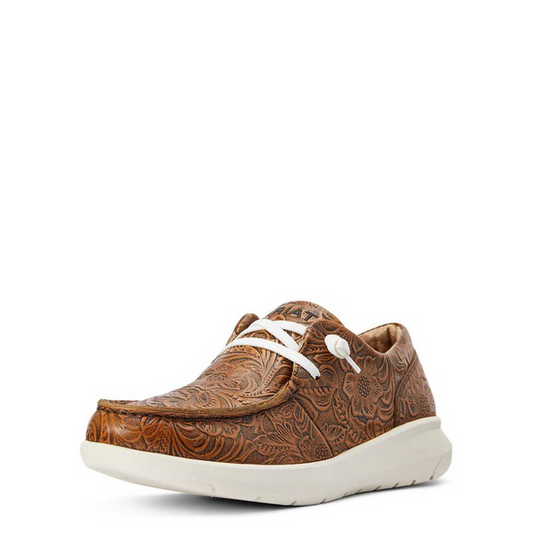 Hilo Shoe - BROWN FLORAL EMBOSS - 10042508