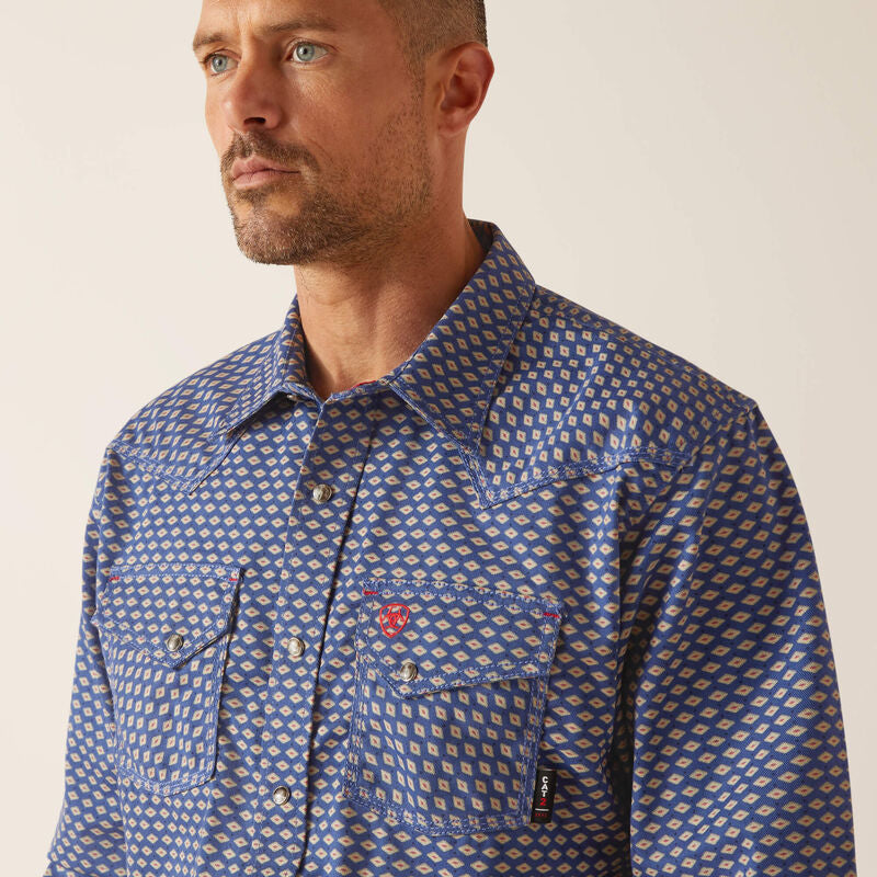 FR Marauder Retro Fit Snap Work Shirt - 10048473