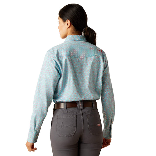 Ariat Women's FR Martlet Long Sleeve Snap Work Shirt - 10048479