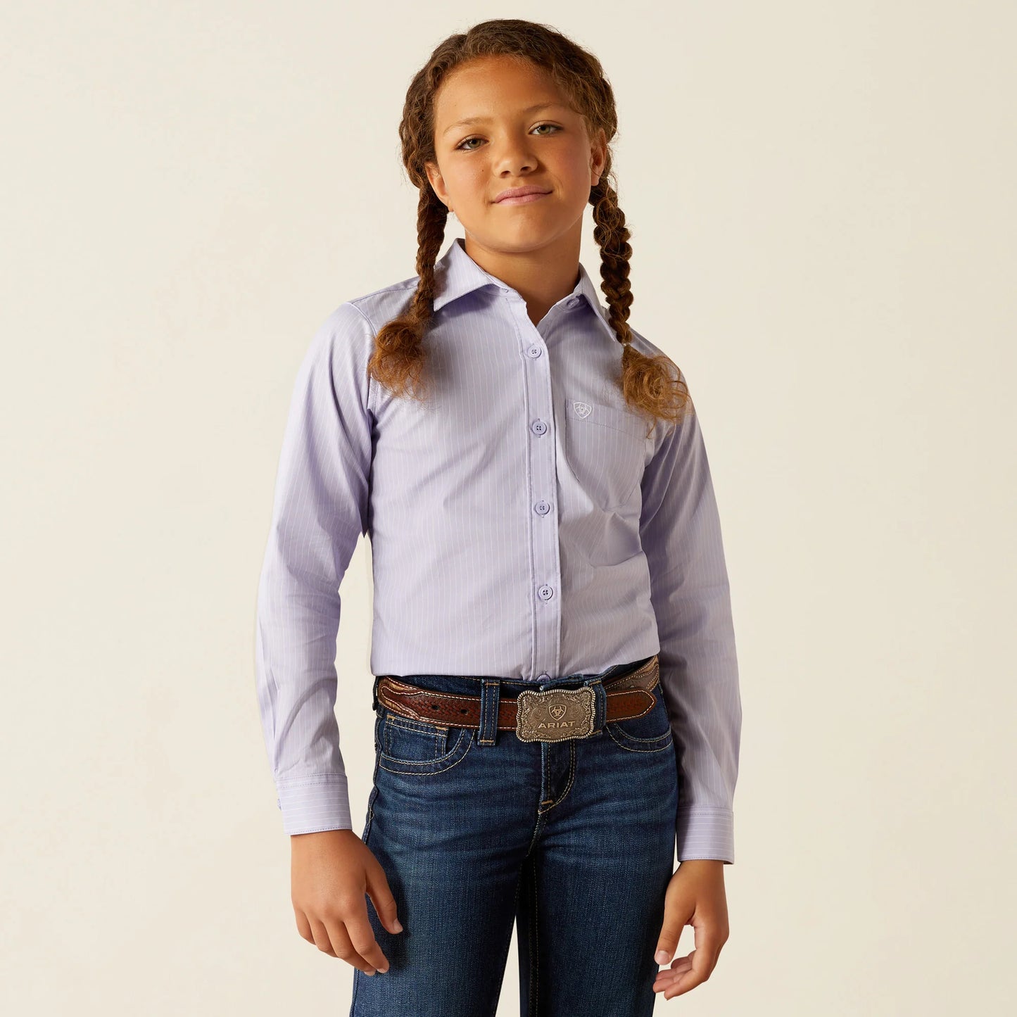 YOUTH Kirby Shirt SWEET LAVENDER STRIPE -10054599