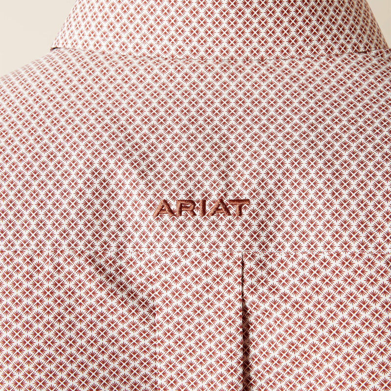 MNS Wrinkle Free Avery Classic Fit Shirt BRICK/RED - 10054689