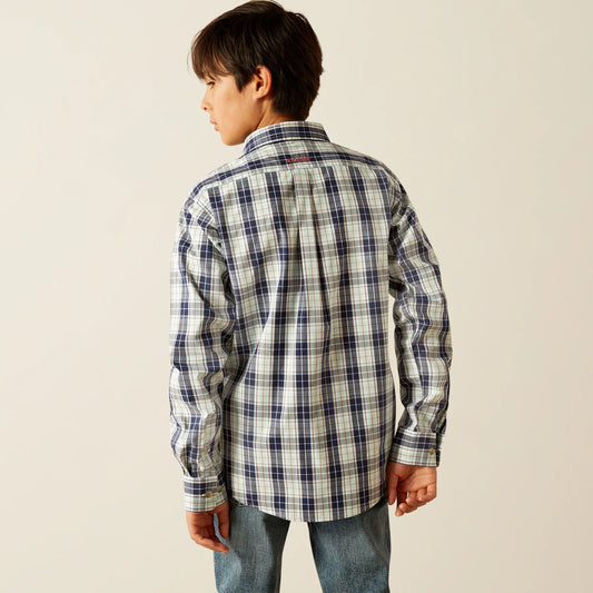 BOY'S Pro Series Curtis Classic Fit Shirt NAVY - 10054786