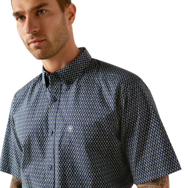 MEN'S Clark Classic Fit Shirt NAVY - 10054817