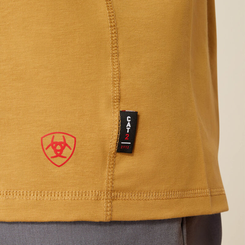 MNS FR Combat Stretch Patriot 1/4 Zip Work Shirt BISTRO -10055075