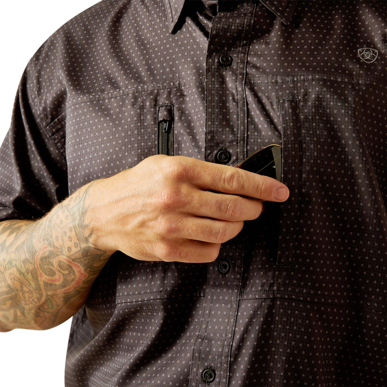 MEN'S VentTEK Classic Fit Shirt BLACK -10055242