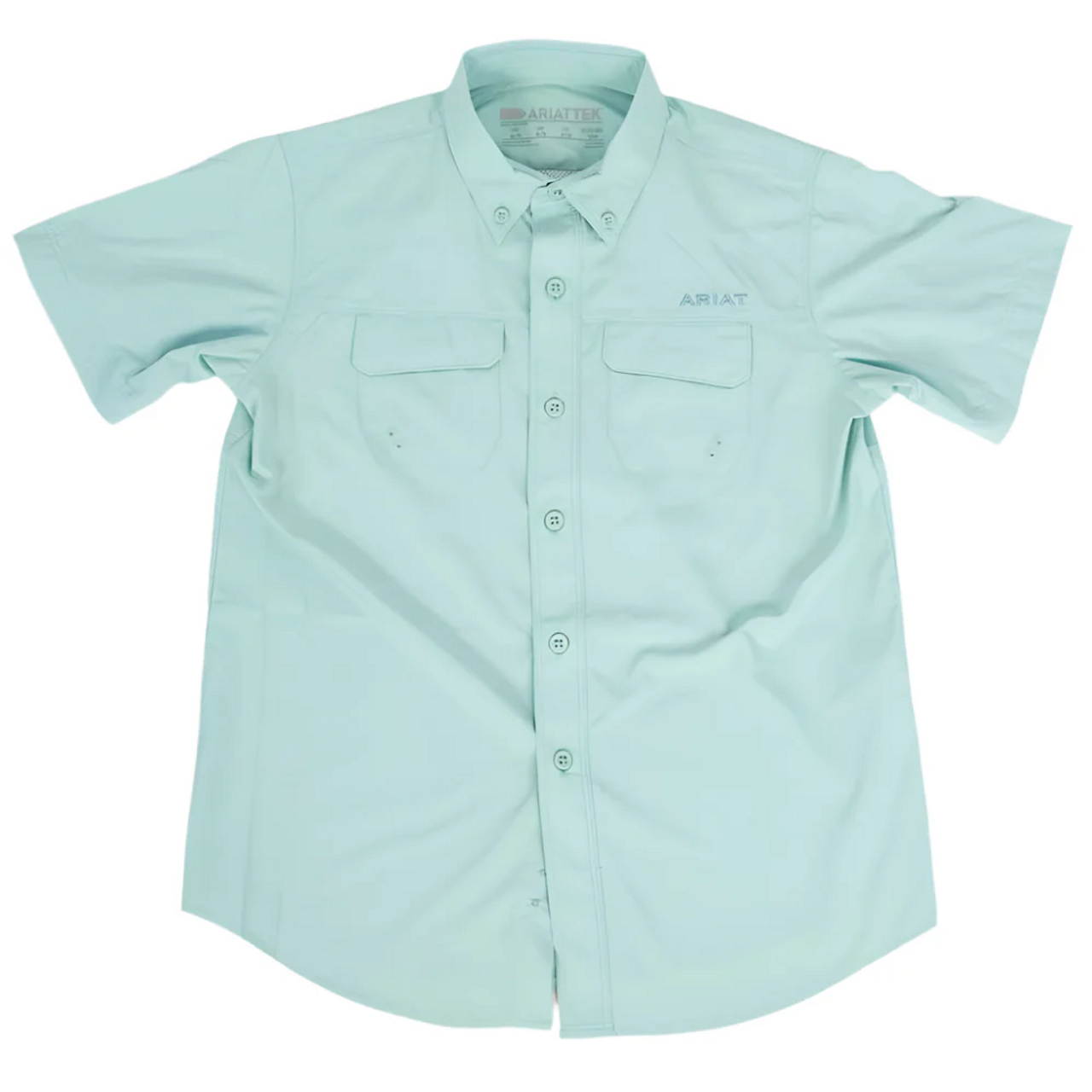 YOUTH Vent TEK Outbound Classic Fit Shirt AQUA - 10055419