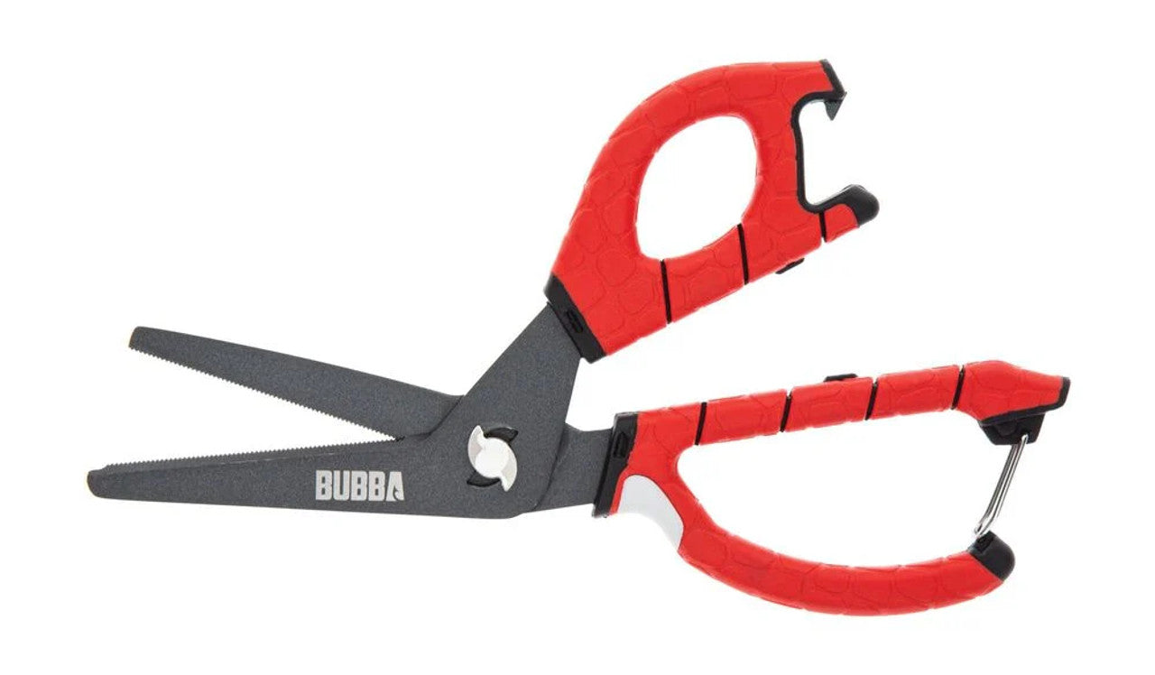 Bubba Shears Large Polymer Handle Red