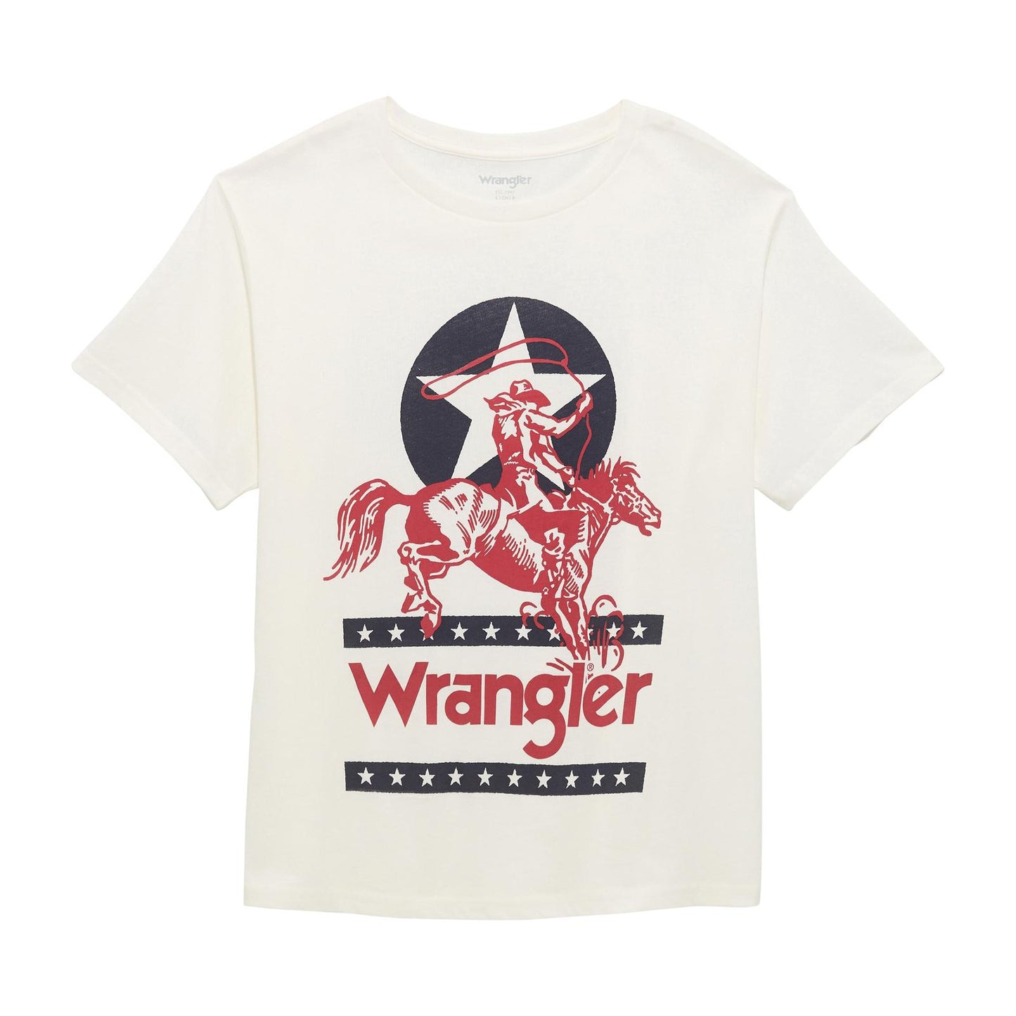 Wrangler Retro® Graphic Short Sleeve T-Shirt - Girlfriend Fit - Bright White