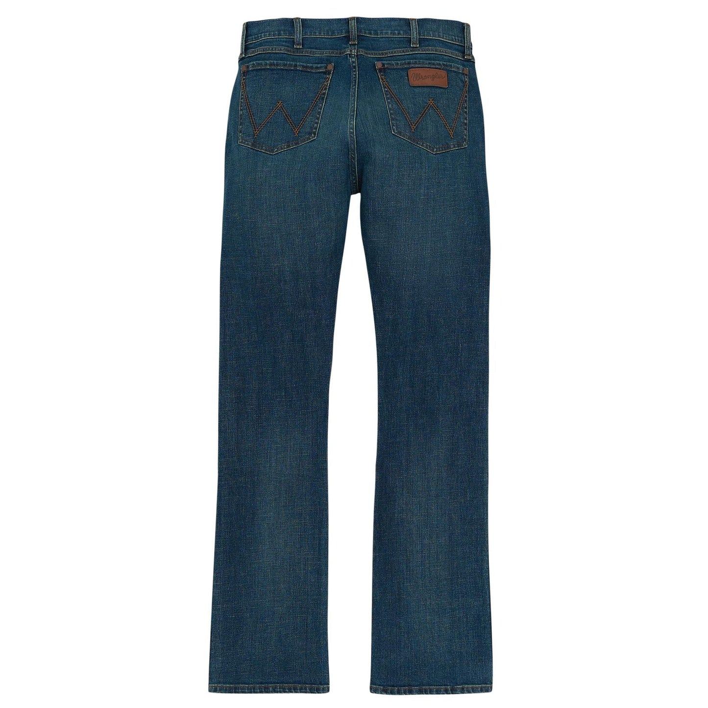 Blue jeans on a white background
