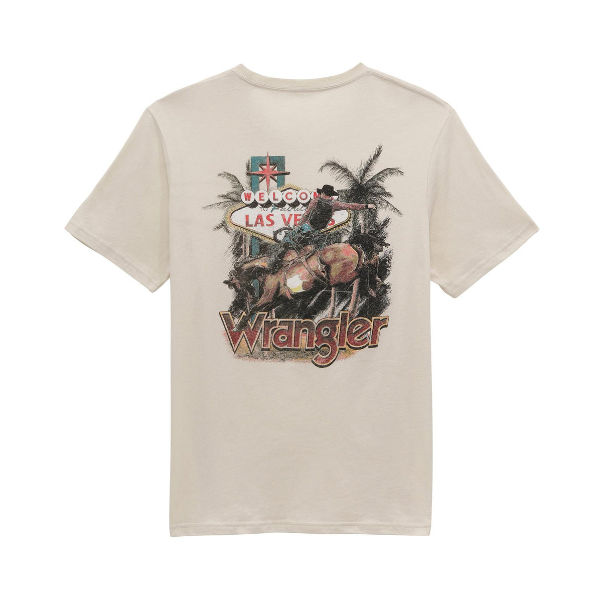 Wrangler® Graphic Short Sleeve T-Shirt - Regular Fit - Silver Birch - 112383932