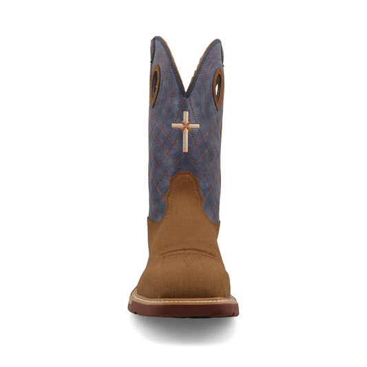 12" Western Work Boot - Clay & Peacock - MXBAW06