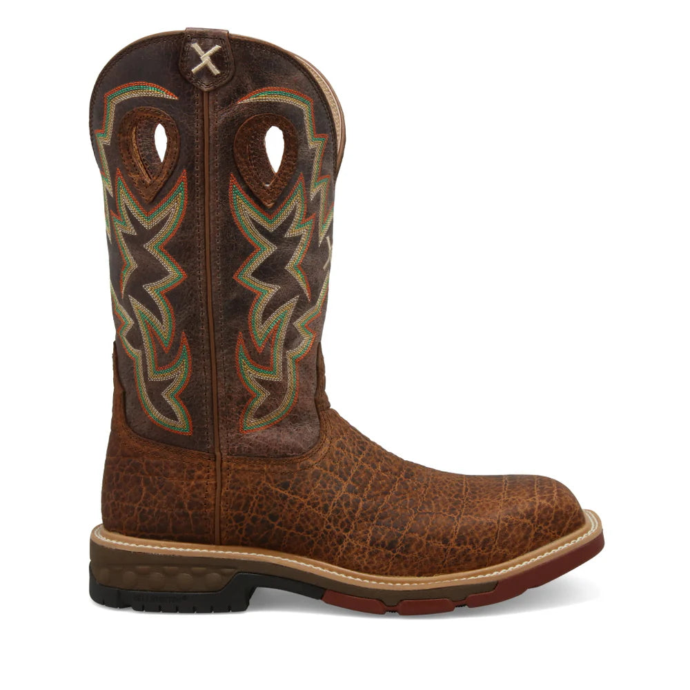 12" Western Work Boot - Tan & Tan - MXBN001