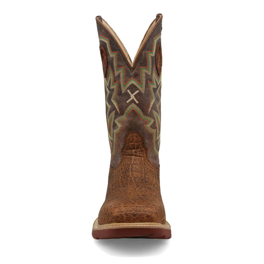 12" Western Work Boot - Tan & Tan - MXBN001