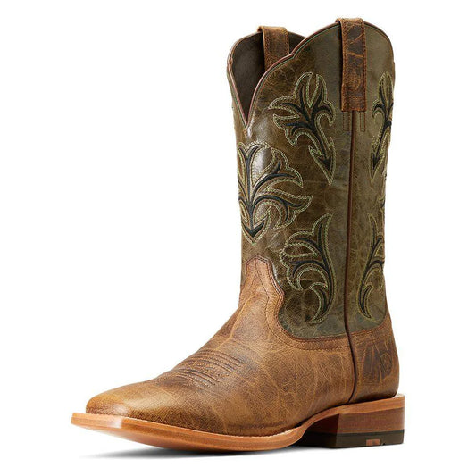 Ariat Men`s Crinkled Brown Cowboss Cowboy Boot - 10046854