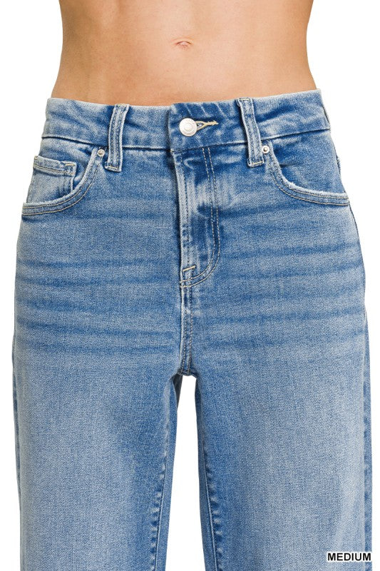 High Rise Flare Bottom Jeans