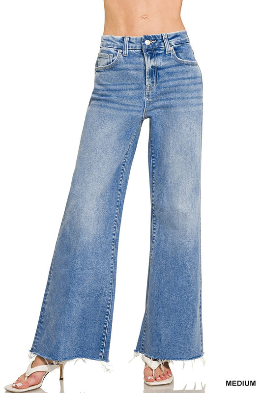 High Rise Flare Bottom Jeans