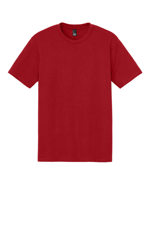 red shirt white background