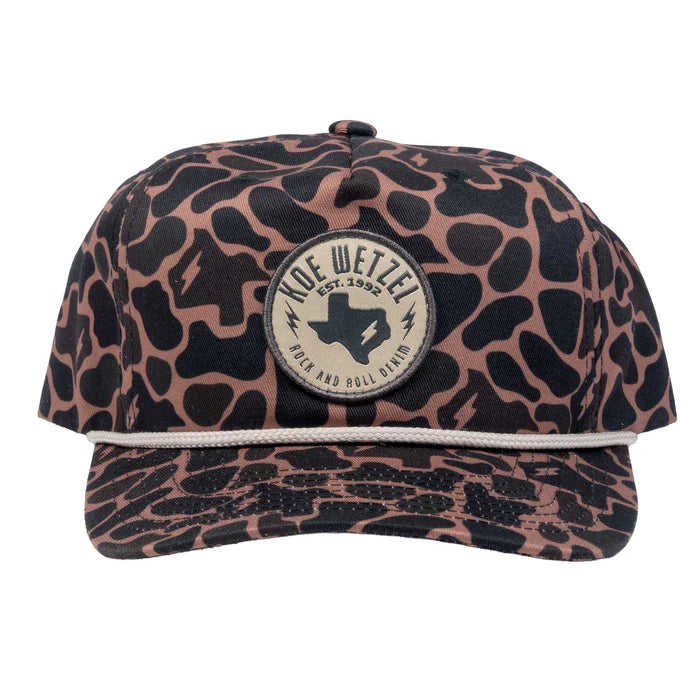 Koe Wetzel Camo Snapback Cap