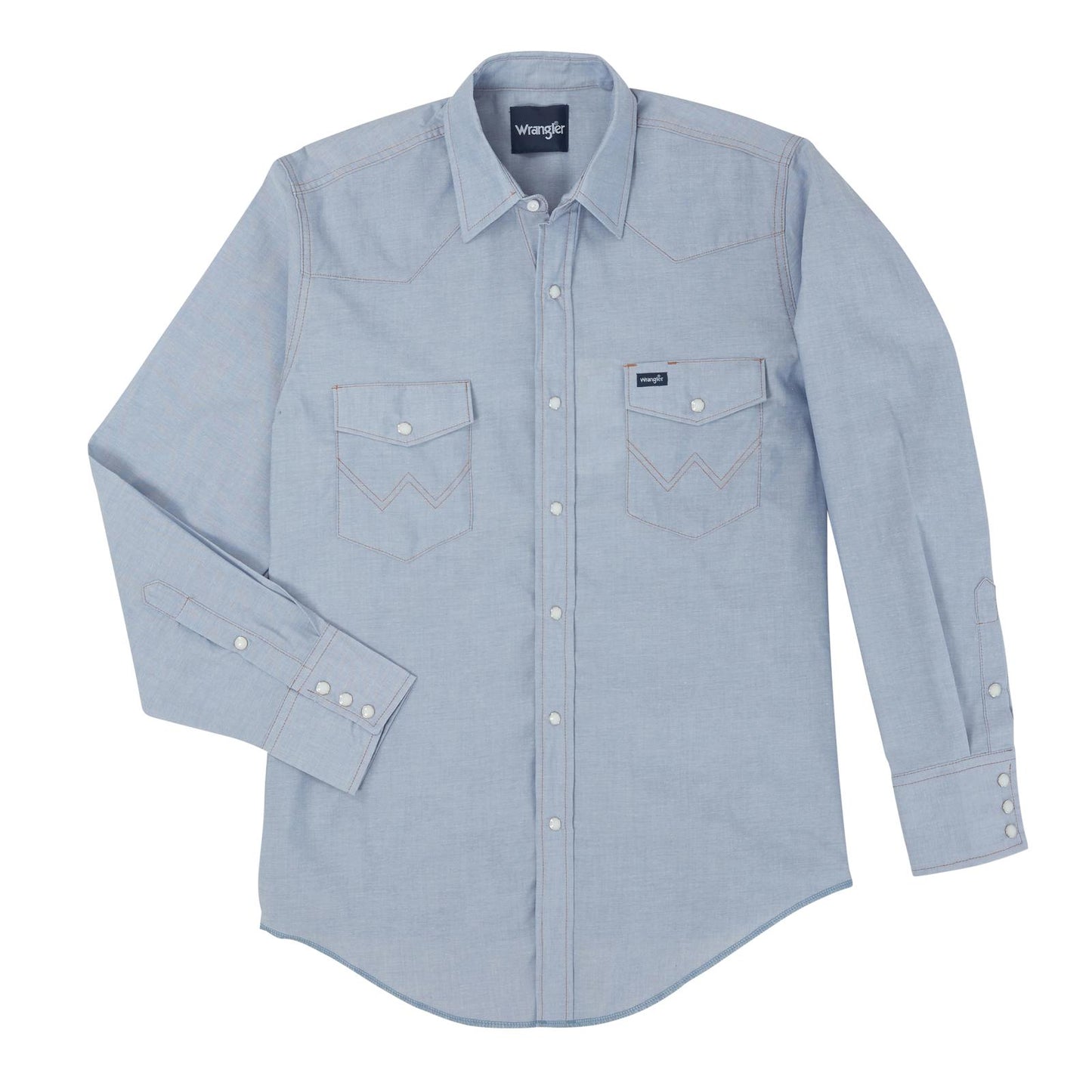Mens Authentic Cowboy Cut® Work Shirt - Chambray - 1070130MW