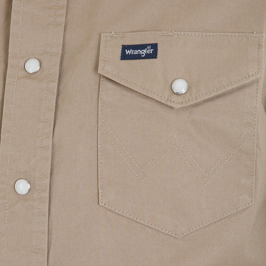 Mens Authentic Cowboy Cut® Work Shirt - Khaki