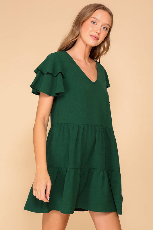 Airflow Tiered Mini Dress
