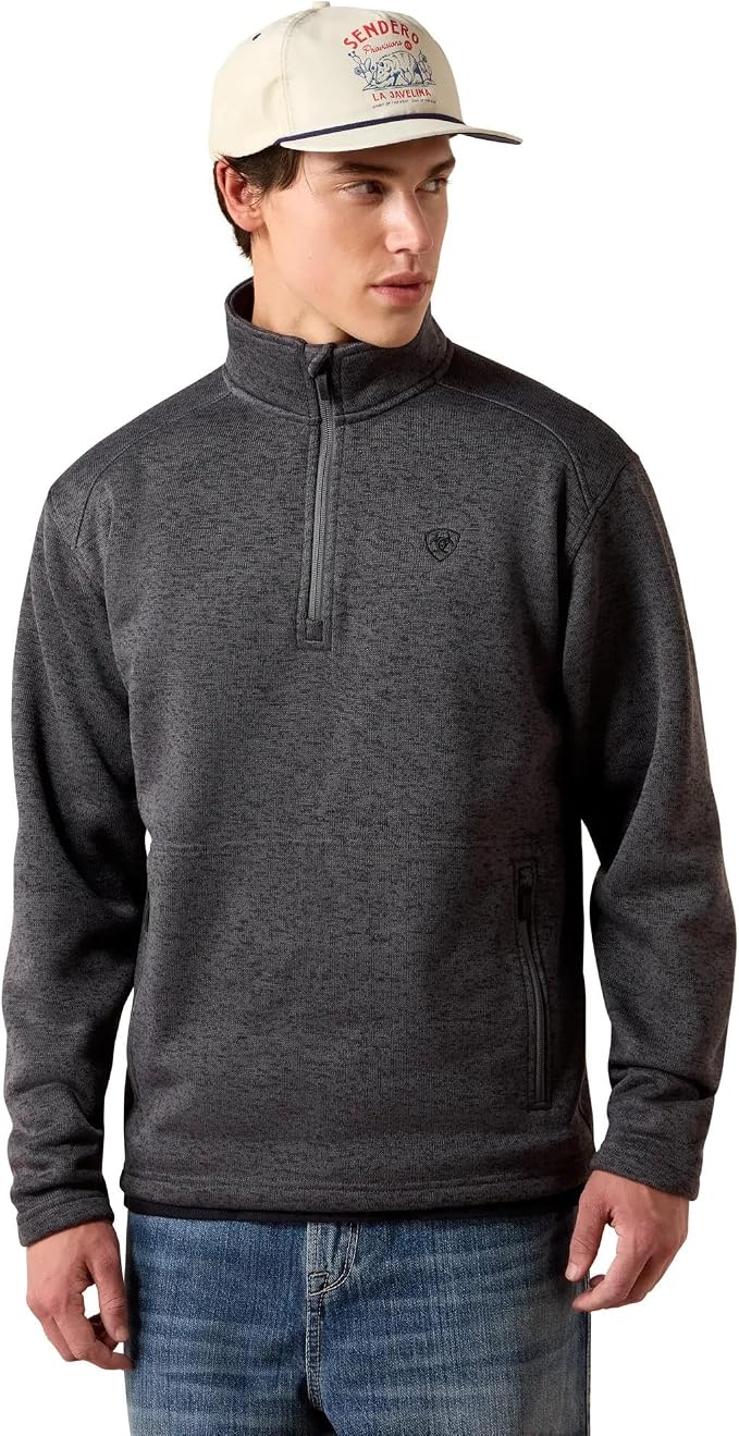 ARIAT Caldwell 1/4 Zip Sweater-10079333