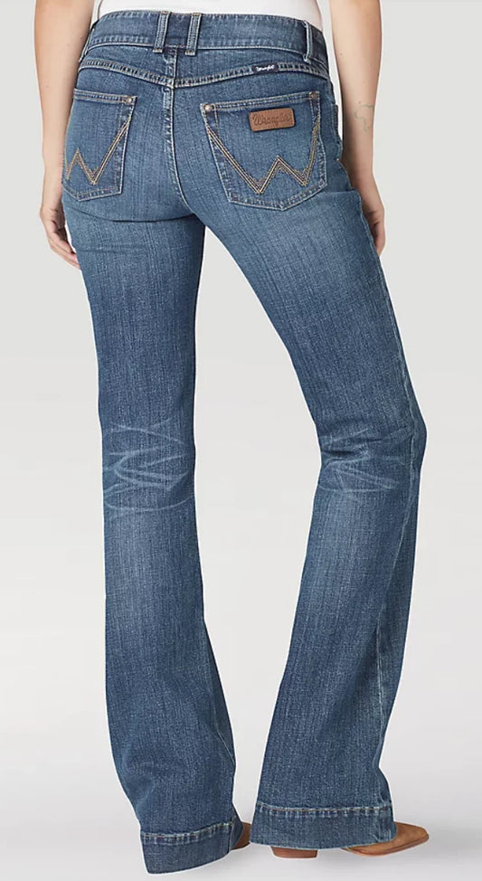 Women's Wrangler Retro Mae Wide Leg Trouser Jean