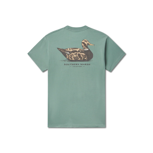 Classic wooden decoy and our love for all things camo
