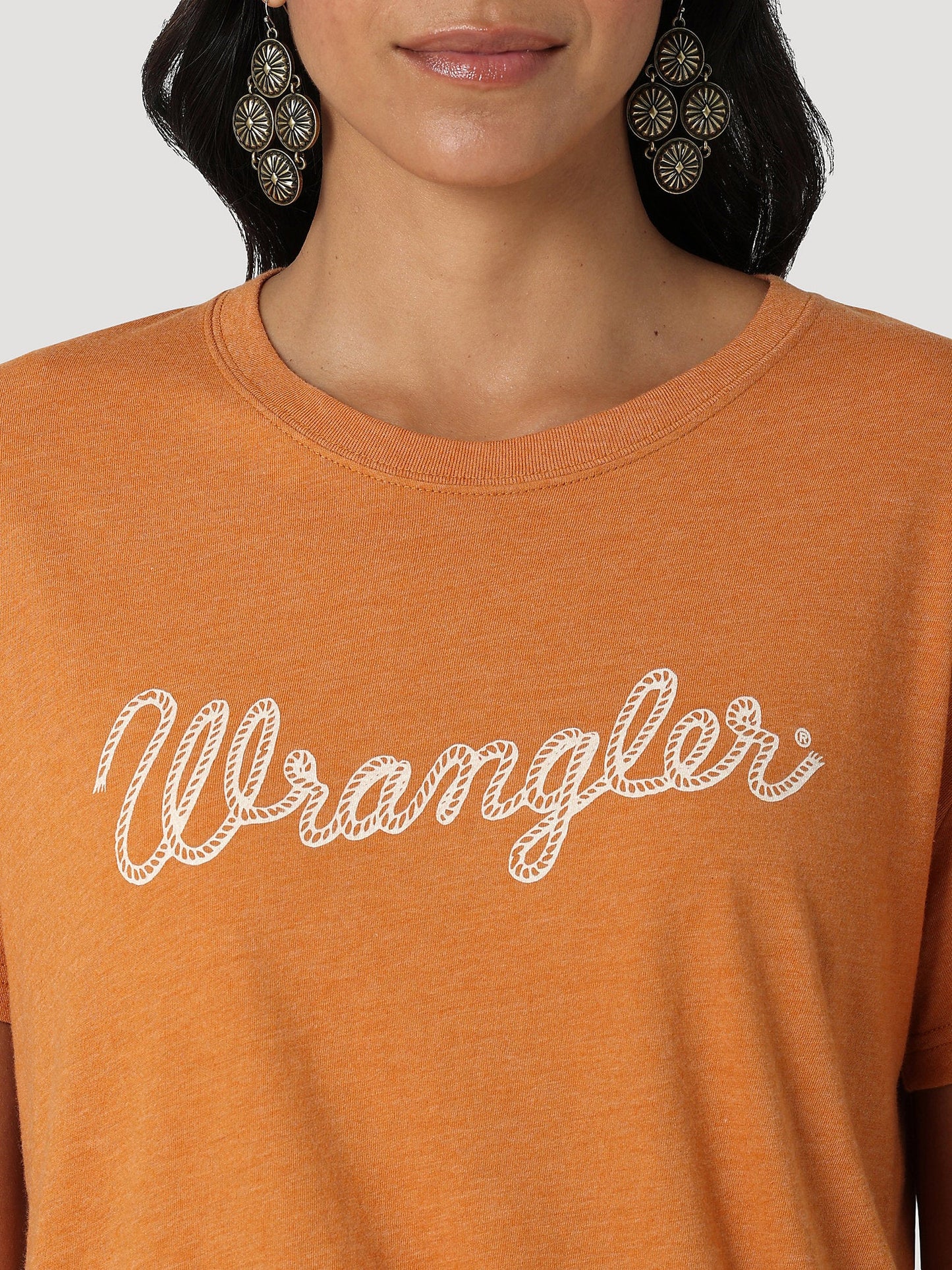 Women's Wrangler Rope Logo Boyfriend Tee - 112336243