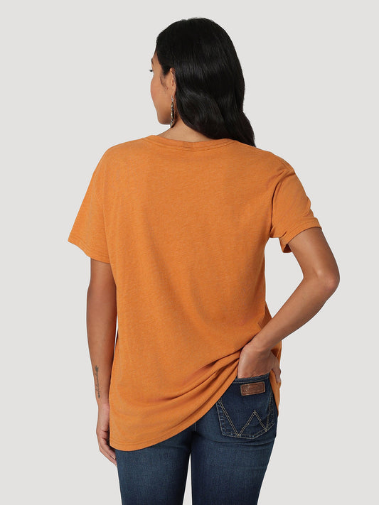 Women's Wrangler Rope Logo Boyfriend Tee - 112336243