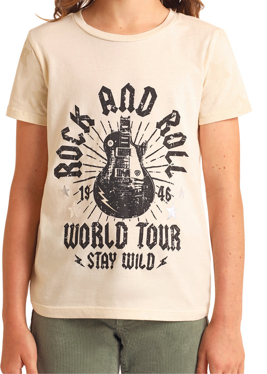 GIRL'S Star Print Tee