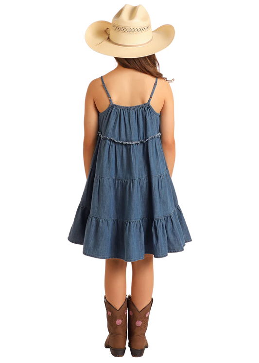 Girls Denim Dress