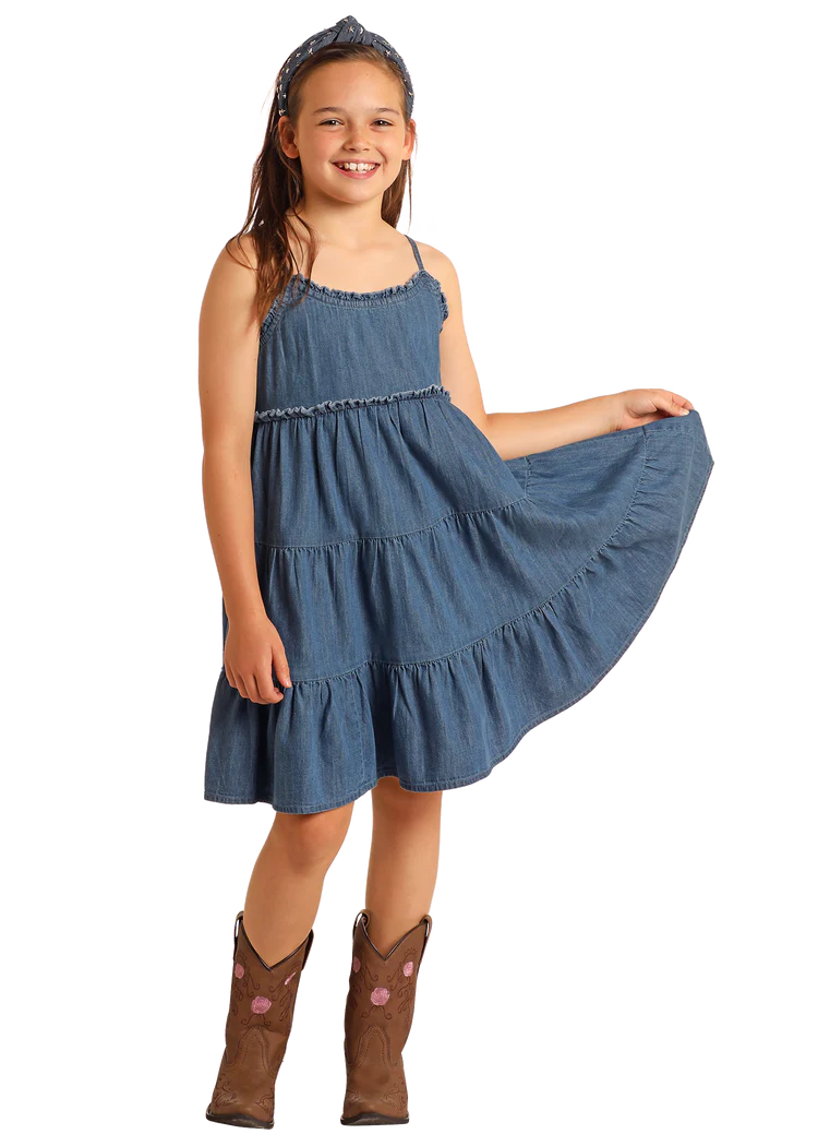 Girls' Denim Dress