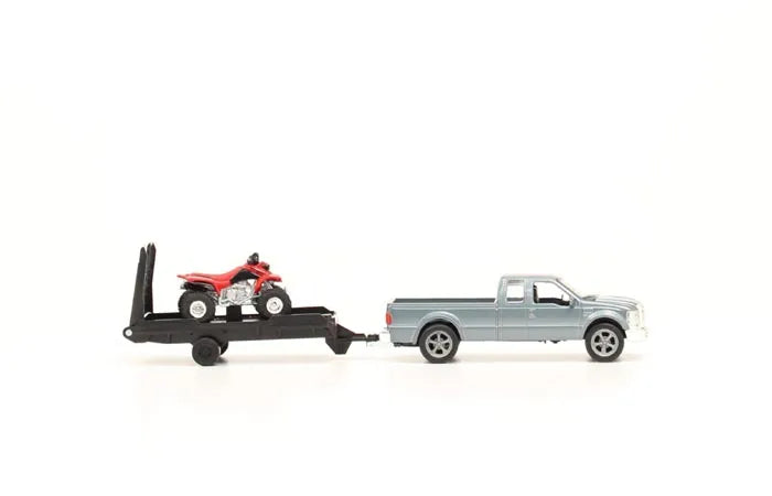 Bigtime Hunter Truck & 4 Wheeler Toy Set