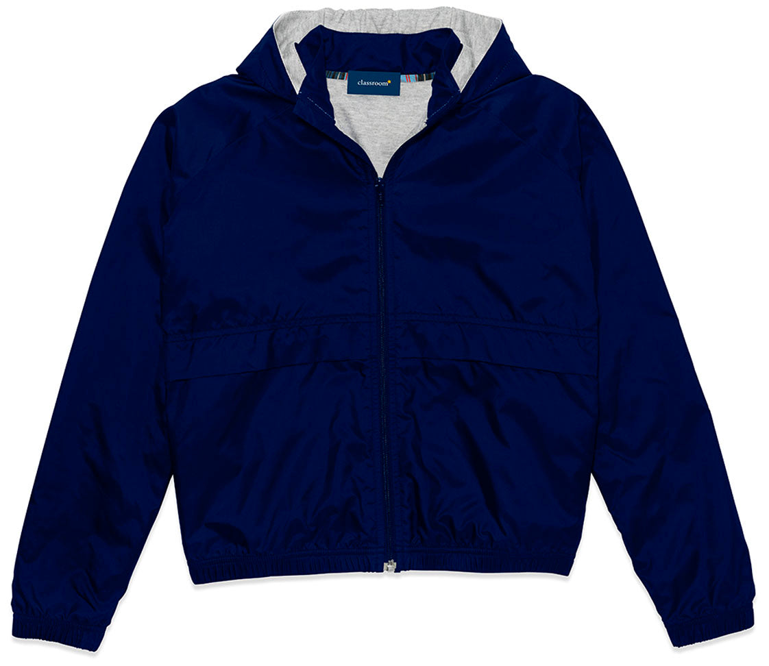 Unisex 4-Pocket Rain Jacket Dark Navy - CR310Y