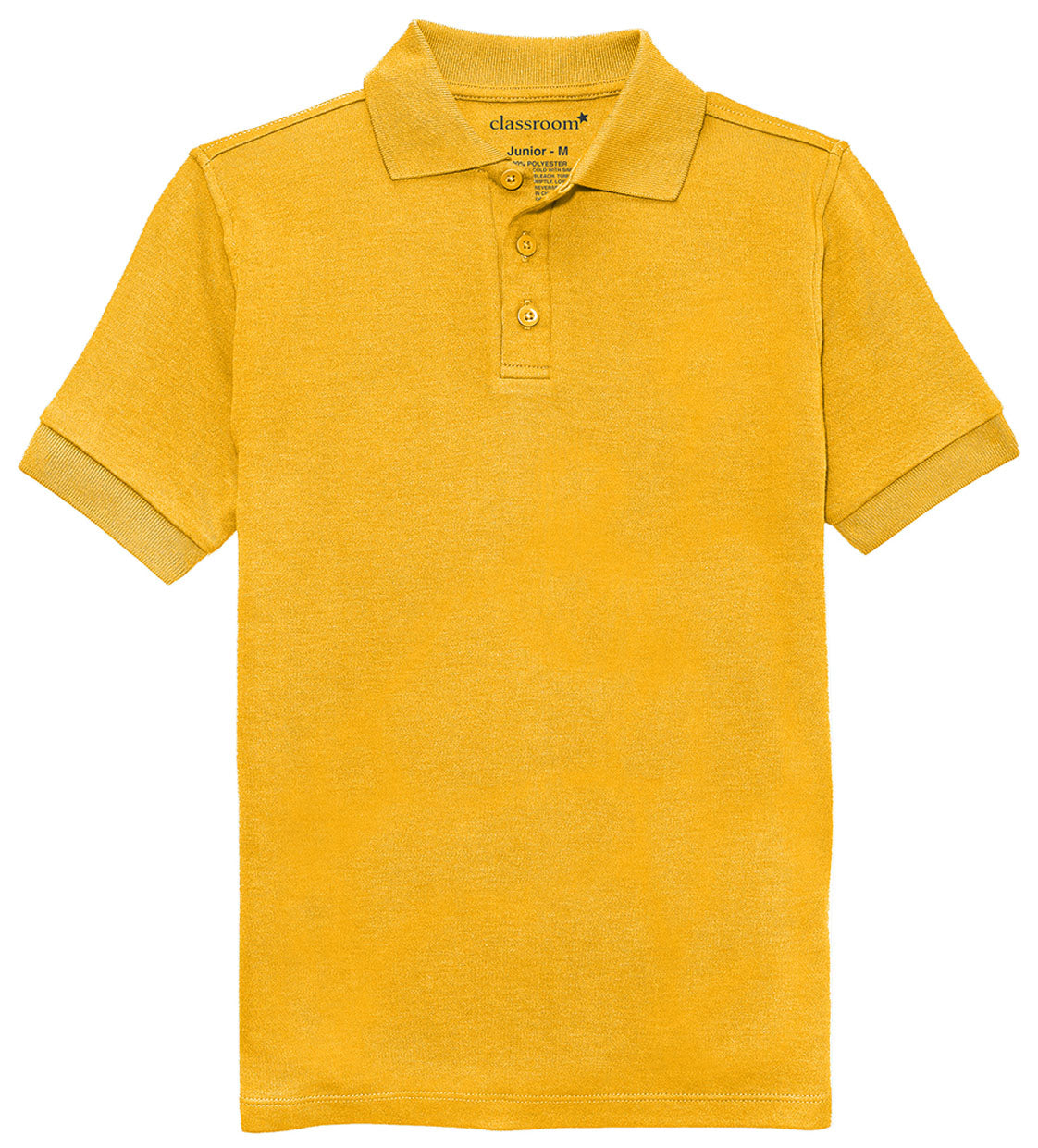 Adult Short Sleeve Interlock Polo - Gold