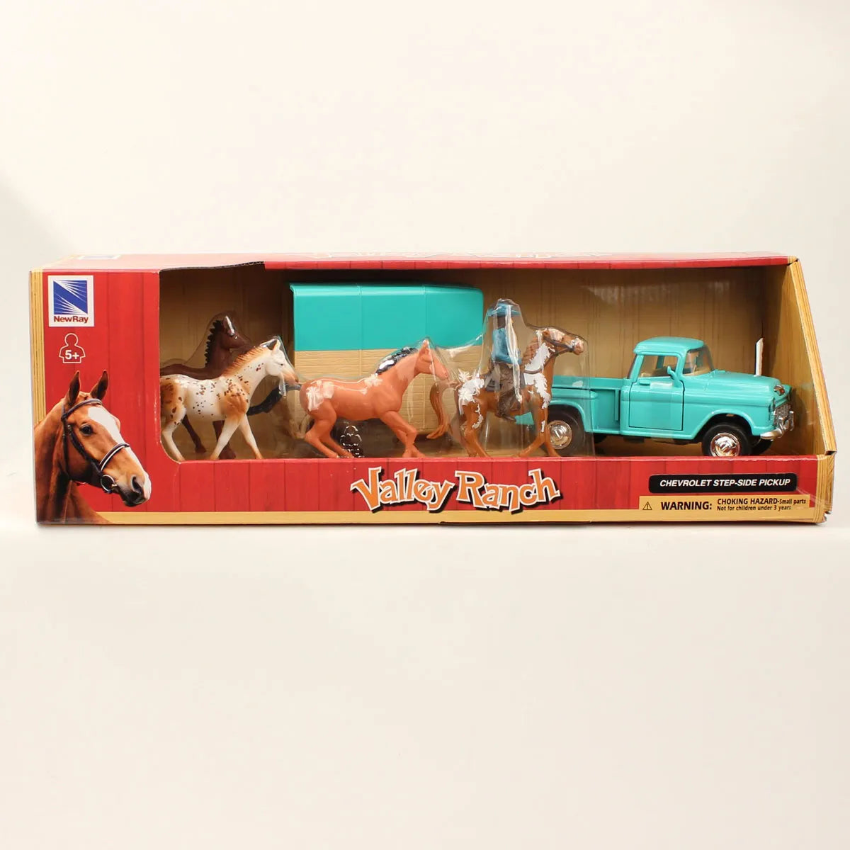 Chevy Pickup 1955 and Horse Trailer