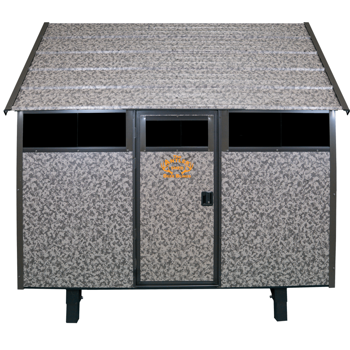 THE ANTLER SHED DEER BLINDS 4X6 WITH HORIZONTAL SLIDING WINDOWS