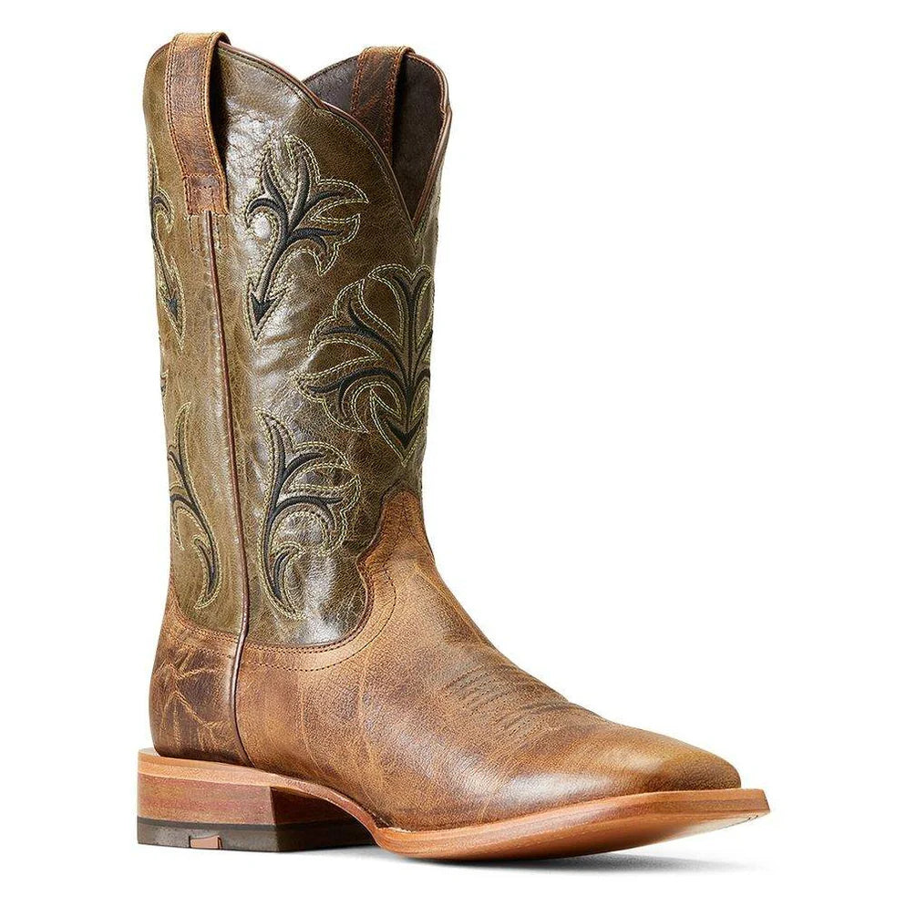Ariat Men`s Crinkled Brown Cowboss Cowboy Boot - 10046854
