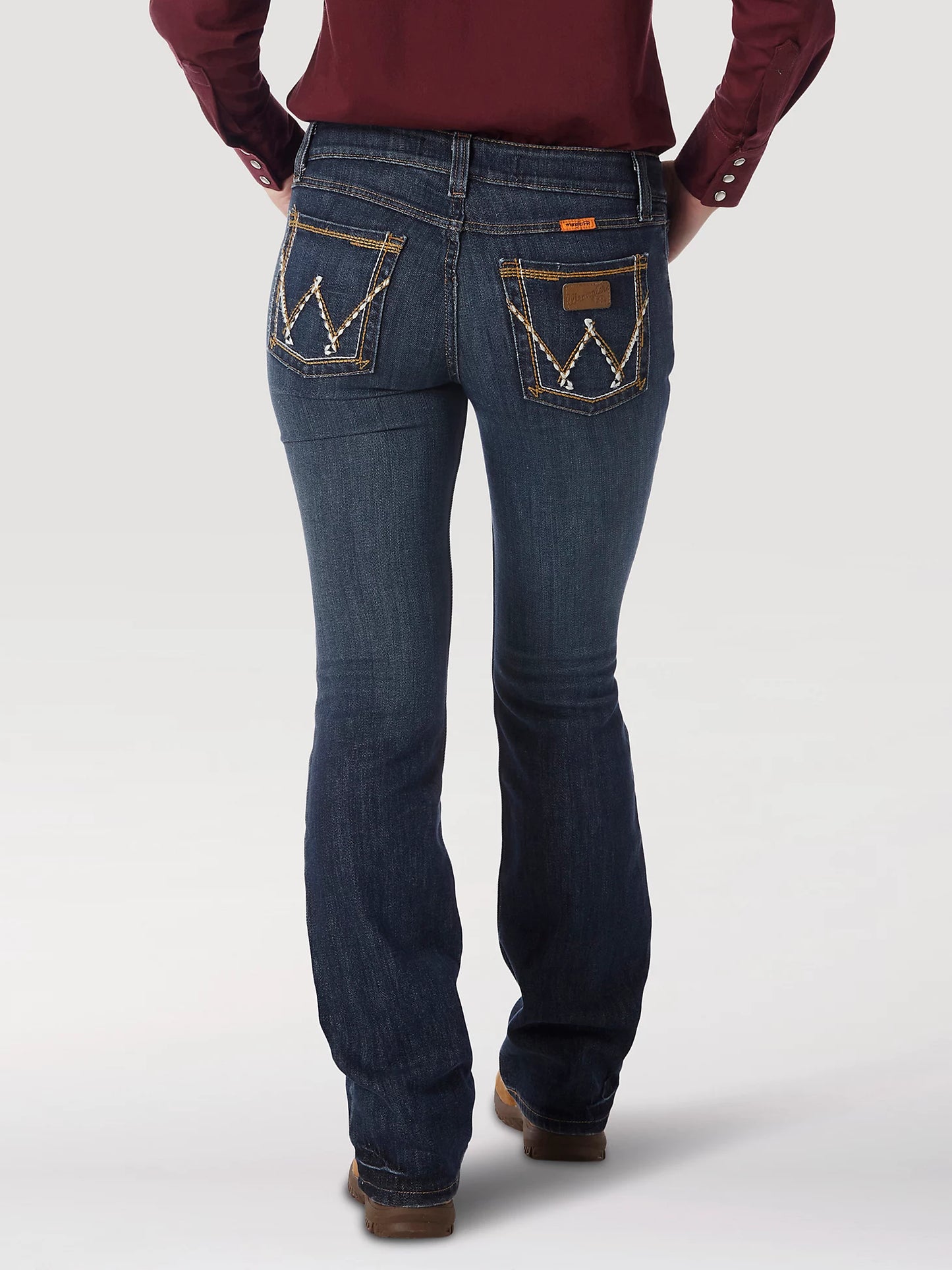 Wrangler FR Flame Resistant Retro Mae Boot Cut Jean - 10FRAC9BF