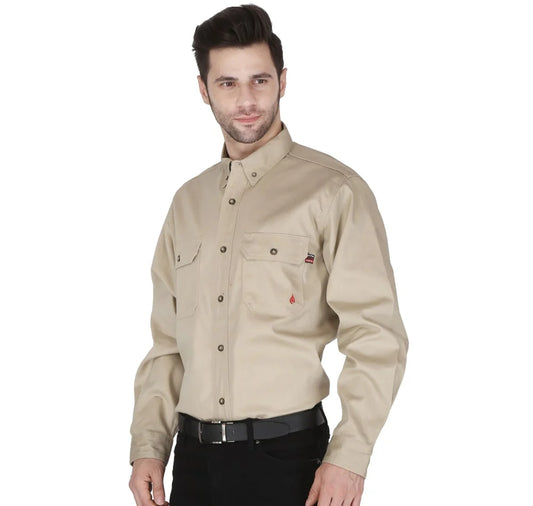 Forge Fr Men's Button Long Sleeve Shirt - MFRLB2PS-024