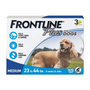 FRONTLINE PLUS FOR DOGS (3 DOSES)