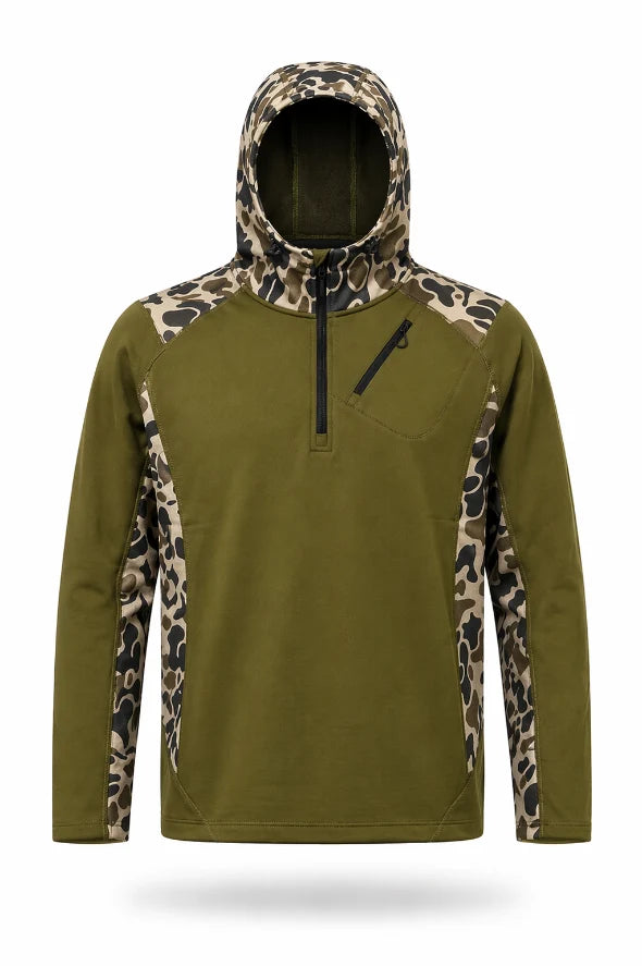 Outlaw Hoodie: Traditions Camo Olive