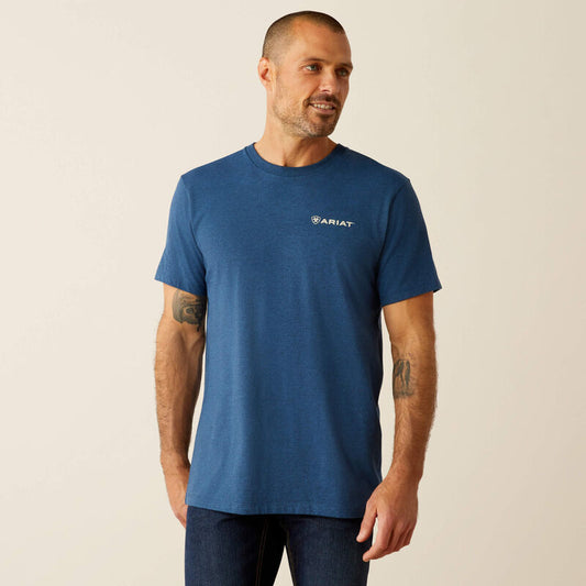 MEN'S Ariat Line Frame Hex T-Shirt - 10054773