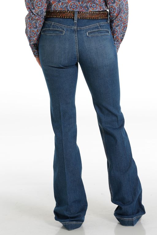 Women's Cinch Lynden Medium Wash Trouser - MJ81454087