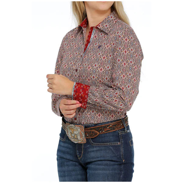 Women's Long Sleeve Multi-Color Shirt - STYLE MSW9165025