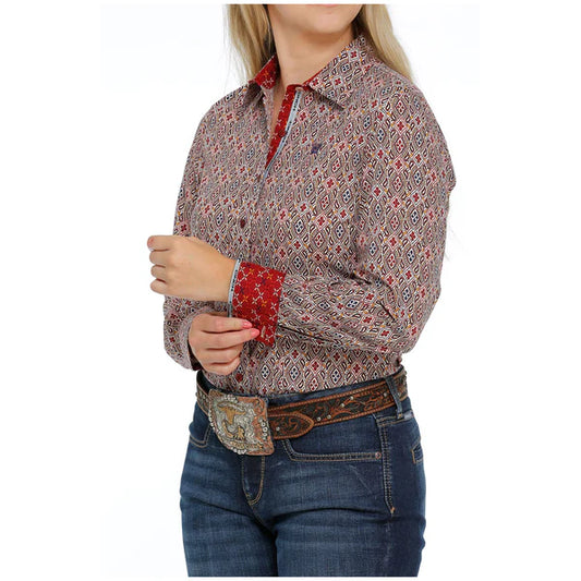 Women's Long Sleeve Multi-Color Shirt - STYLE MSW9165025